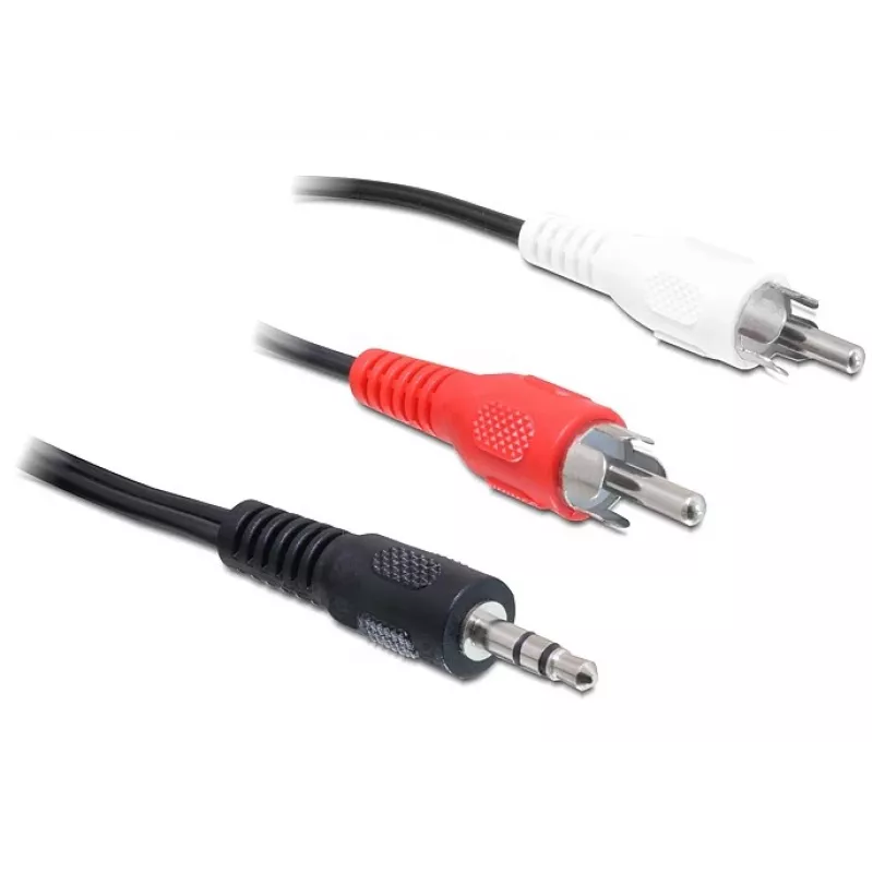 Garso kabelis 3,5 mm / 2 x RCA DeLOCK 84212