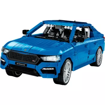 Konstruktorius COBI Škoda Octavia RS (2405 dalių), nuo 10 metų, juoda/mėlyna