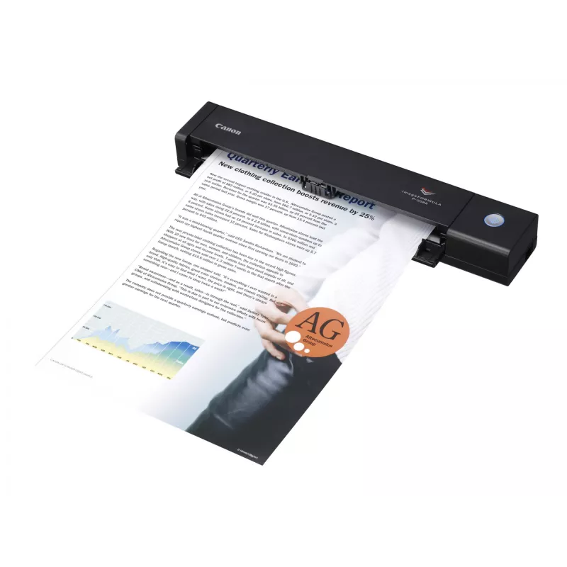 Canon imageFORMULA P-208II nešiojamasis dvipusis dokumentų skaitytuvas, 216 x 356 mm, 600 x 600 DPI, 24 bit, 8 psl/min, 6 psl/min, 16 vaizdų/min