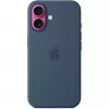 Silicone Case Apple iPhone 16 MagSafe Denim Mėlyna 6.1 colio