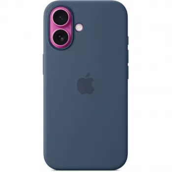 Silicone Case Apple iPhone 16 MagSafe Denim Mėlyna 6.1 colio