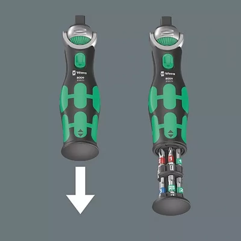 Wera 05004280001 reketinis raktų rinkinys 13 vnt. Juoda, Žalia