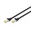 Tinklo kabelis Digitus CAT 6A S/FTP RJ-45 7 m juodas