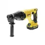 DEWALT SDS-PLUS 18V 3 funkcijų rotacinis plaktukinis gręžtuvas su 1x 4.0 Ah akumuliatoriumi