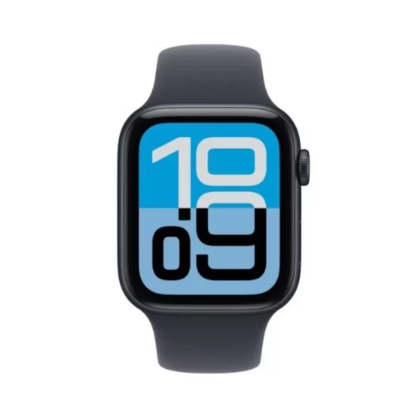 Apple Watch SE 3 GPS+Cellular 44mm vidurnakčio aliuminio korpusas su vidurnakčio sporto juostele M/L