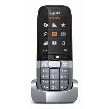 Gigaset SL850H Pro belaidis DECT telefono ragelis, titano spalva, su skambučio identifikavimu