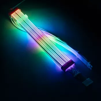 ARGB 12V 2x6-pin laidas Kolink Umbra Radiant (model ZUAD-1612)