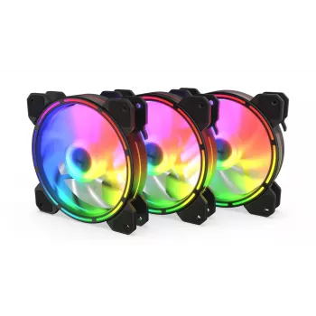 KRUX Lunar 120 ARGB 3 vnt. korpuso ventiliatorių rinkinys