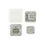 Synergy 21 S216357 – 2x RJ-45 6A lizdas, baltas, 50×50 mm, 5,6 cm