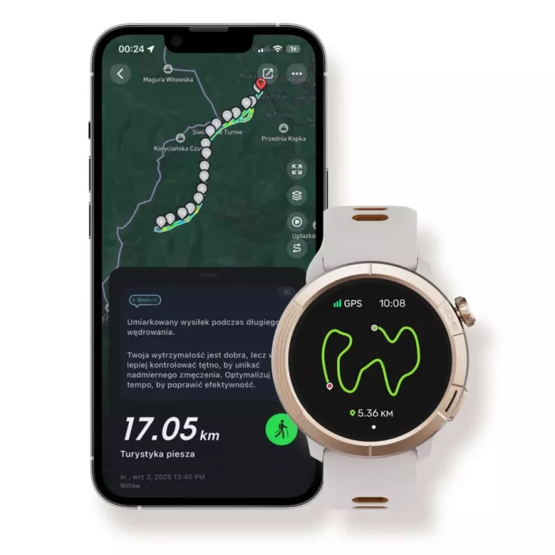 Išmanusis laikrodis Stelio STSWA102GT Activ Pro GPS 46mm Titan Gold