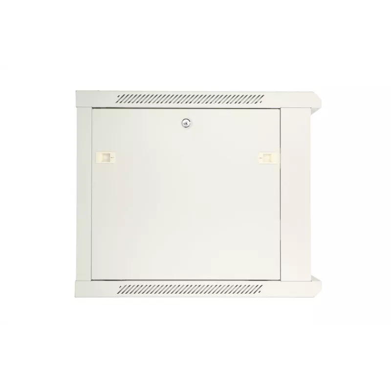 Extralink sieninis stelažas 12U 600x450 pilkos spalvos, metalinės durelės