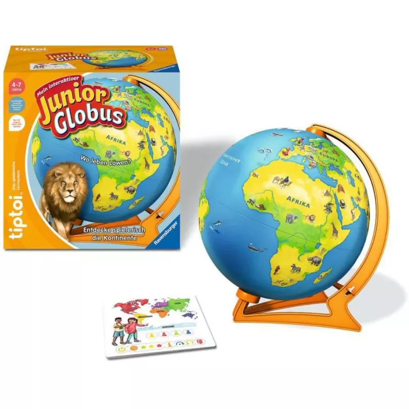 Žaislinis gaublys Ravensburger tiptoi Mano interaktyvus jaunesnysis gaublys