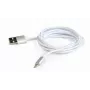 Lightning laidas Gembird CCB-MUSB2B-AMLM-6-S 1.8m sidabrinis