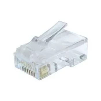 Gembird LC-8P8C-002/10 kištukas RJ-45, skaidrus, CAT6, 10 vnt.