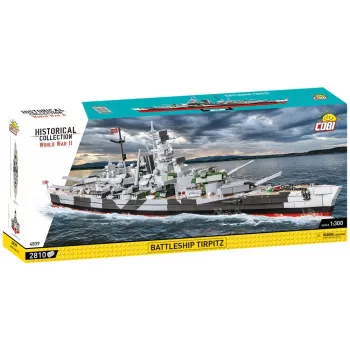 Laivo modelis Tirpitz COBI COBI-4839 Konstruktorius 1:300 Ilgis 870 mm Aukštis 215 mm