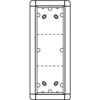 Schneider Electric porto rėmelis AP, 3-vietis, 133×326 mm, modelis 1883320
