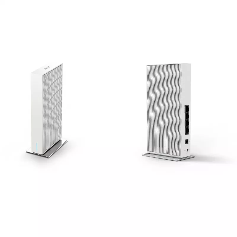 Acer Wave 7, Wi-Fi 7 maršrutizatorius, EU kištukas, dviejų vienetų rinkinys, Gigabit Ethernet, dviejų juostų (2,4 GHz + 5 GHz arba 2,4 GHz + 6 GHz)