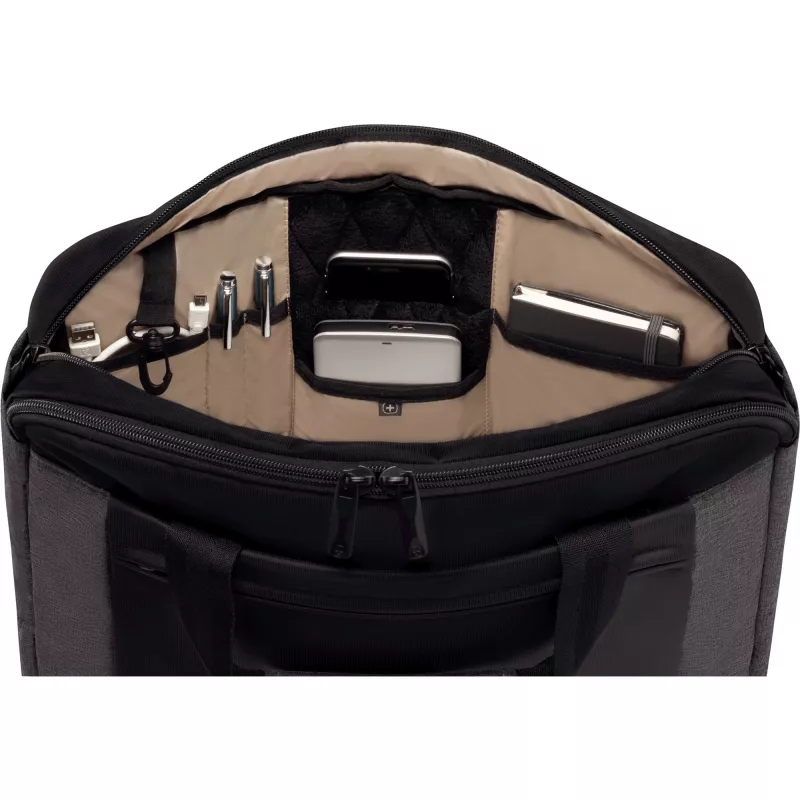 WENGER Underground dėklas nešiojamam kompiuteriui 35,8–39,6 cm (14,1–15,6 col.) Toploader, juodas