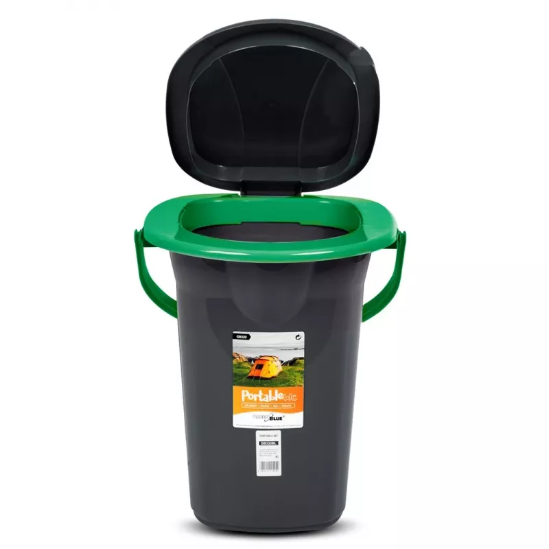 Šiukšlių konteineris Greenblue GB320BB juodas mėlynas plastikinis 19L