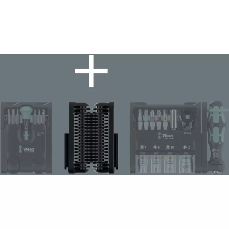 Wera Tool-Check Modular SB6 7.5×91.0×22.0 atsuktuvų antgalių rinkinys moduliniame dėkle