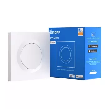 Sieninis jungiklis Sonoff MINIR4M-E su Matter, Wi‑Fi valdymas, 4 grupės