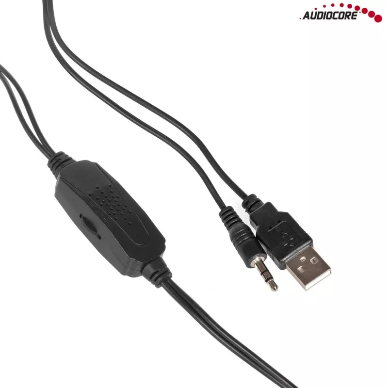 Garsiakalbis Audiocore AC865 2 krypčių laidinis, 2.0 kanalų, 3 W, juodas