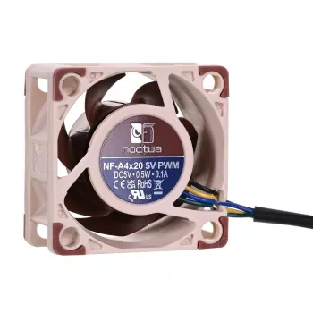 Noctua ventiliatorius NF-A4X20 5V PWM — 40×20 mm, 5 V, 4 kontaktų PWM, 1100–5000 aps./min., 9,4 m³/h
