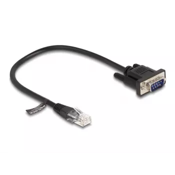 Tinklo kabelis DeLOCK 88008 juodas 0,3 m RJ-45