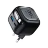 Keliautojas GaN įkroviklis Havit UC250 A-EU 35W 20V 1xUSB-C 0.7m juodas