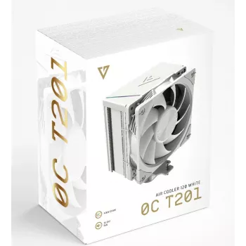 MODECOM Volcano 0C T201 procesoriaus oro aušintuvas 12 cm baltas