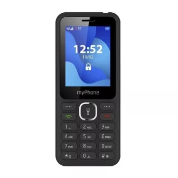 Mobilusis telefonas MYPHONE myPhone 6320, 2.4 colio ekranas, Dual SIM, 1000 mAh, Bluetooth, FM radijas, Juoda