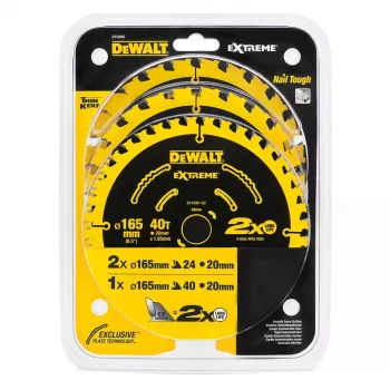 Pjūklo diskas medžiui DeWALT DT10397-QZ 3 vnt.