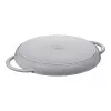 Grilių keptuvė ZWILLING STAUB Round 30 cm Pilka