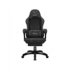 Žaidimų kėdė huzaro Force 3.7 Carbon Black – ergonomiška, aukštis reguliuojamas 107,5–116,5 cm, 5 ratai, juosmens ir kaklo pagalvėlės