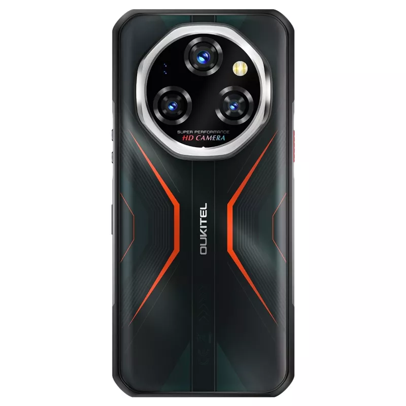 Išmanusis telefonas Oukitel WP55 6.6 colio 12GB 256GB DS 11000mAh Oranžinis