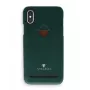 Galinis dangtelis su kortelių kišene VixFox, skirtas iPhone X / XS, miško žalia spalva