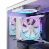 NZXT T120 RGB procesoriaus oro aušintuvas 12 cm baltas 1 vnt.