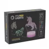 Manta SNL116RGB RGB 3D arklio dekoratyvinė LED lempa