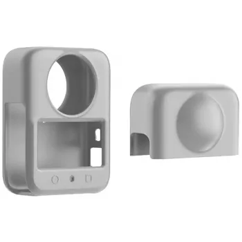 Silicininis dangtelis su objektyvo apsauga PULUZ, skirtas DJI Osmo 360 (pilka)
