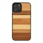 Dėklas iPhone 12 / 12 Pro man and wood – juodas smėlis