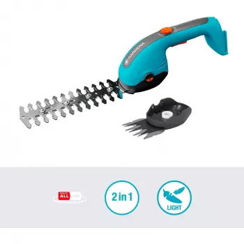 Belaidė žoliapjovė-žirklių pjovimo sistema GARDENA 14750-55 20 cm 18 V Žalia Pilka