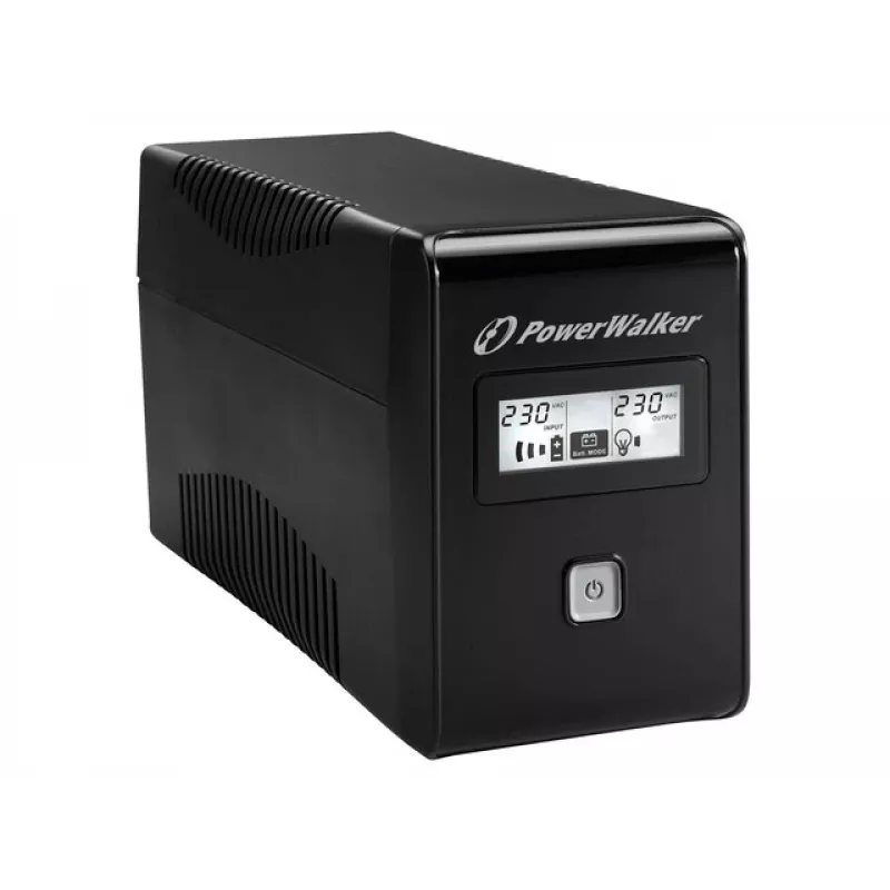 Power Walker VI 650 LCD 650VA nepertraukiamo maitinimo šaltinis (UPS) linijinis-interaktyvus