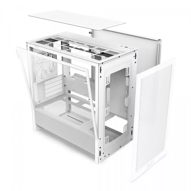 PC korpusas NZXT H9 H3 Flow Midi Tower Baltas
