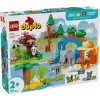 LEGO DUPLO Town Laukiniai gyvūnai ir jų šeimos 3-in-1 10446 — 92 detalės, nuo 2 m., 200×220×340 mm
