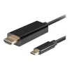 Vaizdo kabelio adapteris Lanberg CA-CMHD-10CU-0018-BK 1,8 m USB Type-C į HDMI