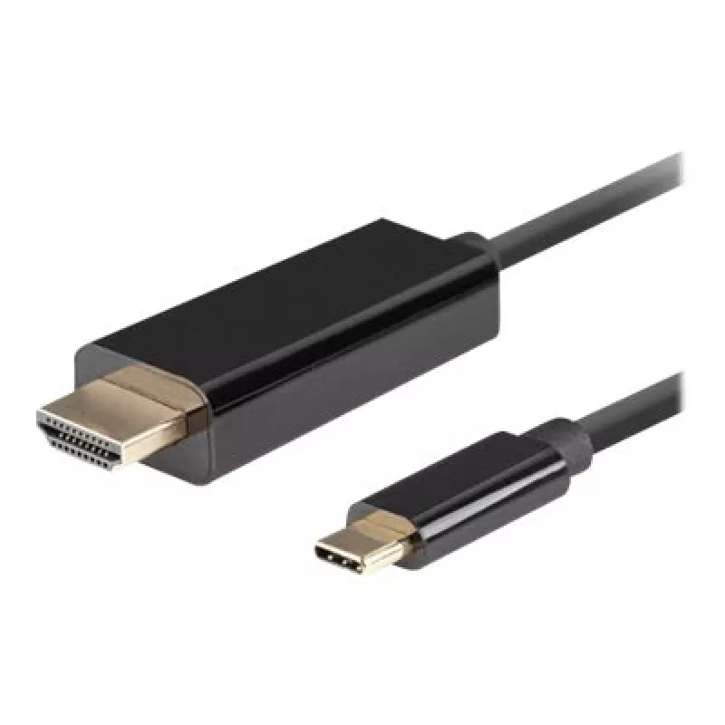 Vaizdo kabelio adapteris Lanberg CA-CMHD-10CU-0018-BK 1,8 m USB Type-C į HDMI