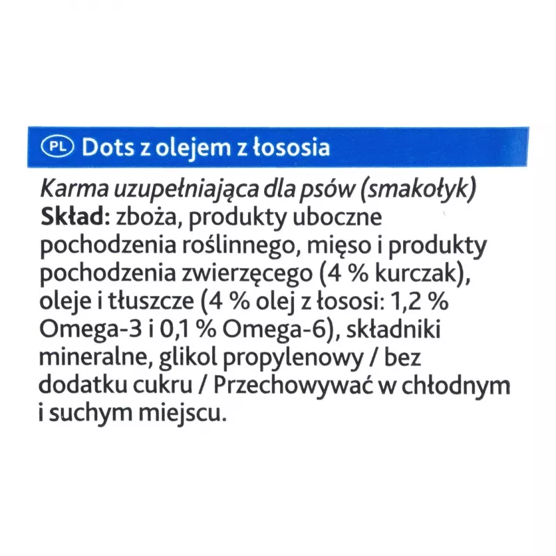 Šunų dresūros skanėstai Trixie Junior Dots 140 g – minkšti lašišos skonio užkandžiai šuniukams
