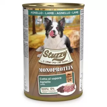STUZZY Monoprotein ėriena – šlapias šunų ėdalas – 400 g