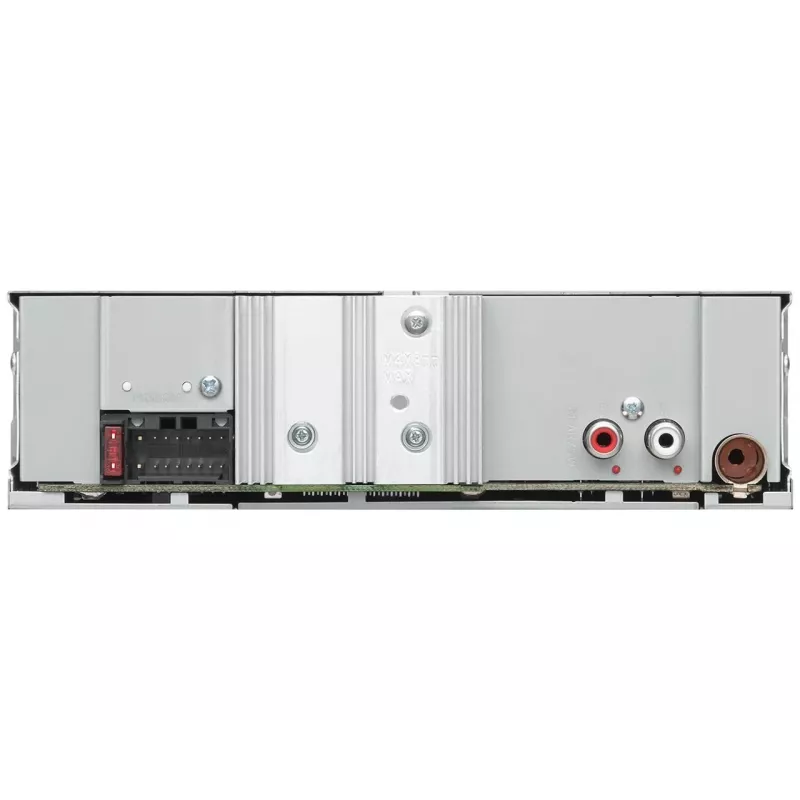 Automobilinis skaitmeninis medijos imtuvas JVC KD-X162, 1 DIN, 200 W, 24 bitų DAC, FLAC/MP3/WAV/WMA, priekyje USB Type-A, 3,5 mm, LCD 2 eilučių, juodas