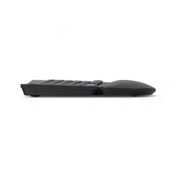 Belaidė ergonominė klaviatūra HAMA WK-900 Black USB, kompaktiškas išdėstymas